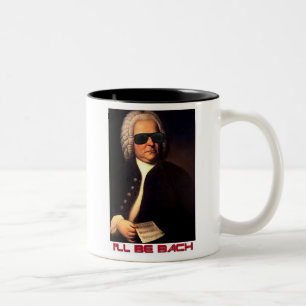 Café Em Dois Tons Eu serei caneca de Bach