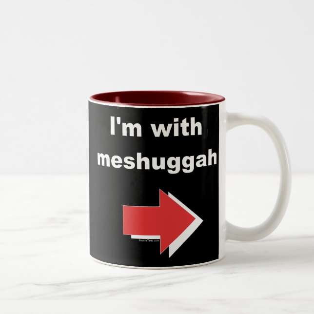 Café Em Dois Tons Eu sou com caneca de Meshuggah (Direita)