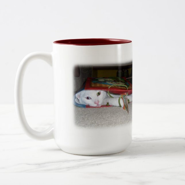 Café Em Dois Tons Feliz caneca de Natal! (Esquerda)
