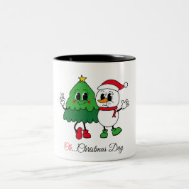 Café Em Dois Tons Feriado com nossa caneca de Natal