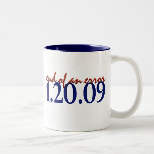 Café Em Dois Tons Fim de um erro - caneca