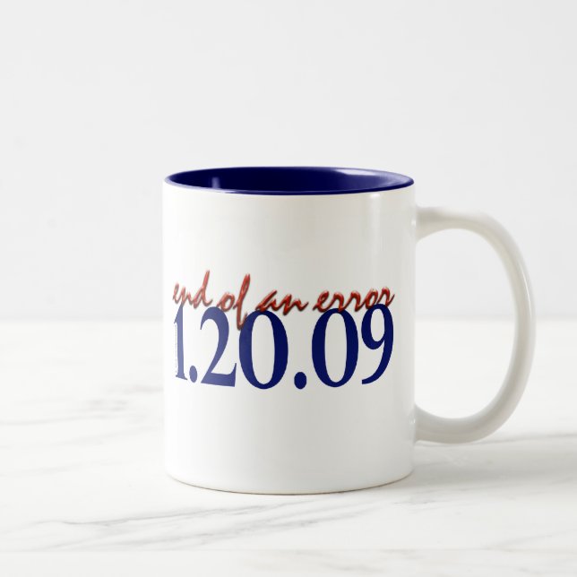Café Em Dois Tons Fim de um erro - caneca (Direita)