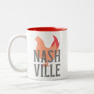 Café Em Dois Tons Galinha quente de Nashville - caneca