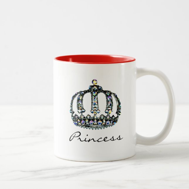 Café Em Dois Tons Gema de uma caneca da Princesa Tiara (Direita)