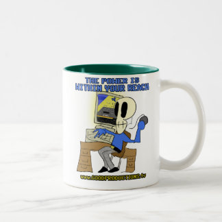 Café Em Dois Tons GP dentro de sua caneca do alcance