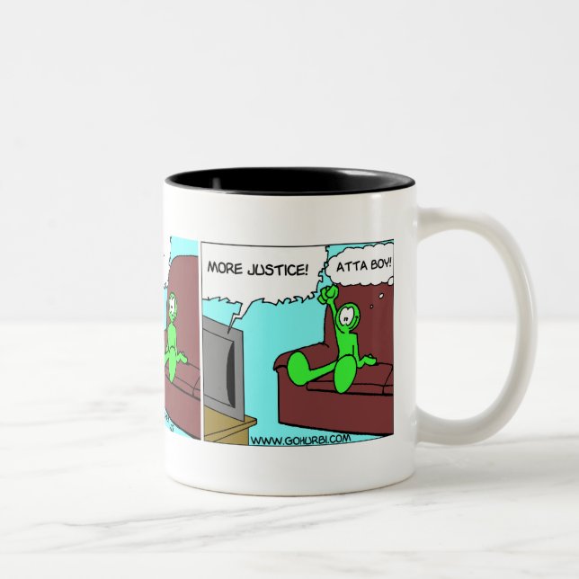 Café Em Dois Tons HURBI - Mais caneca de justiça (Direita)