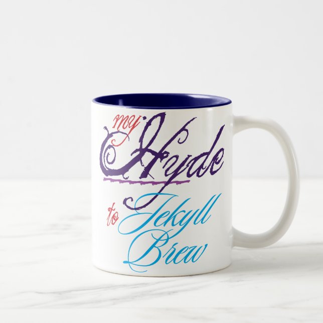 Café Em Dois Tons Hyde à caneca do Dois-Tom da fermentação de Jekyll (Direita)