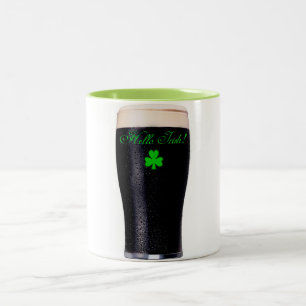Café Em Dois Tons Imagem de Guinness Pint para caneca