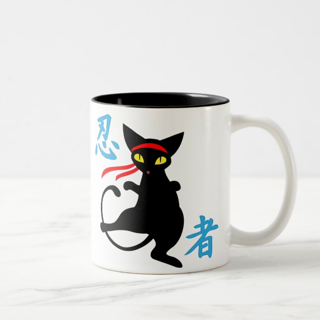 Café Em Dois Tons Jinx o gato: Caneca de Miao-Fu (Direita)