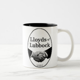Café Em Dois Tons Lloyds da caneca de Lubbock