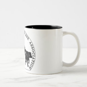 Café Em Dois Tons Logotipo de Cabernet CHA Blanc da caneca Noir