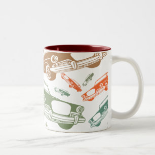 Café Em Dois Tons Louco sobre a caneca de Cadillacs