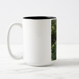 Café Em Dois Tons Madrid — Uma Caneca de Passeio pelo Jardim
