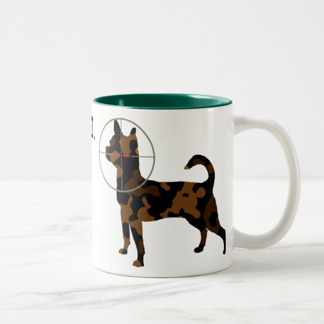 Café Em Dois Tons Marrom do camo do PC da caneca de GLORVACHI (Direita)