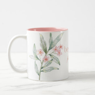 Café Em Dois Tons Melhor mãe de todas Rosa - Caneca de café, Present