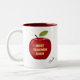 Café Em Dois Tons Melhor Professor de Todos os Tempos & Caneca de Ca