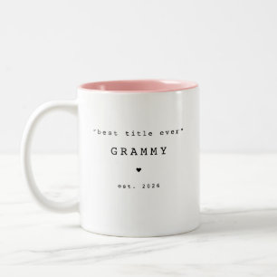 Café Em Dois Tons Melhor Título de Todos os Tempos Grammy Caneca Per