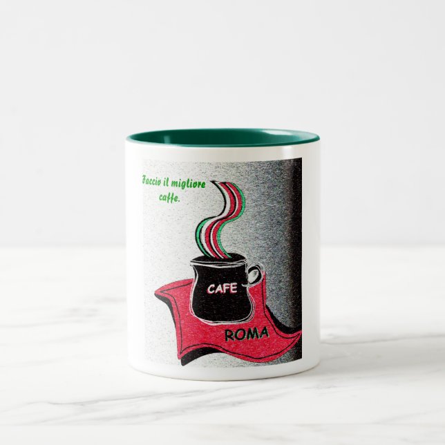 Café Em Dois Tons Migliore caffe. de Faccio IL da caneca de Roma do (Centro)