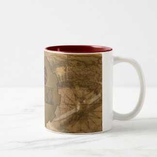 Café Em Dois Tons Mim caneca de <3 Steampunk