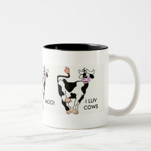CAFÉ EM DOIS TONS MIM VACAS DE LUV, CANECA