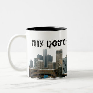 Café Em Dois Tons Minha caneca de Detroit