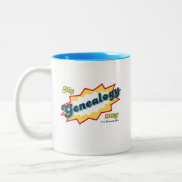 Café Em Dois Tons Minha Caneca de Genealogia