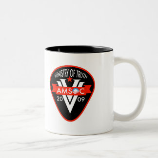 Café Em Dois Tons Ministério 2009 de AMSOC do controle da caneca da
