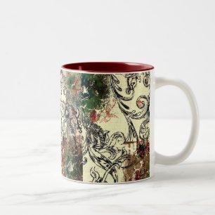 CAFÉ EM DOIS TONS MOJISOLA UM DESIGN DA CANECA DE GBADAMOSI