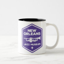 Museu de Jazz de New Orleans® Caneca de Trompete