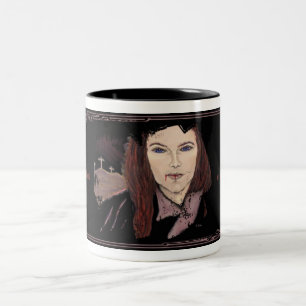 Café Em Dois Tons Na alma de uma caneca do vampiro