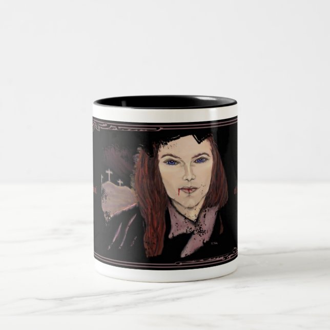 Café Em Dois Tons Na alma de uma caneca do vampiro (Centro)