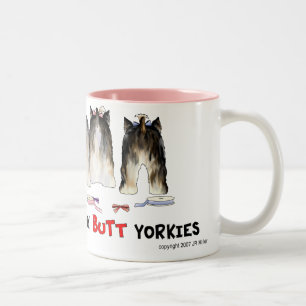 Café Em Dois Tons Nada termina a caneca de Yorkies