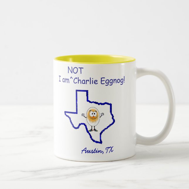 Café Em Dois Tons Não caneca da gemada de Charlie (Direita)