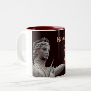 Café Em Dois Tons Não obstante, persistiu caneca de justiça