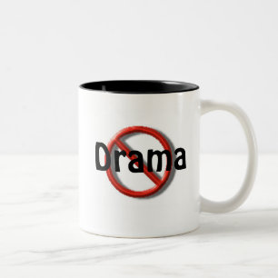 Café Em Dois Tons Nenhum drama nenhuma caneca de lamentação