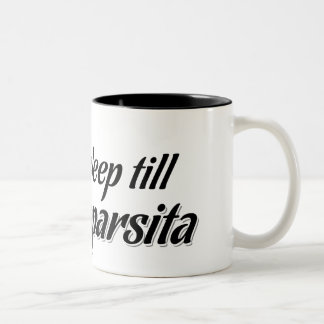 Café Em Dois Tons Nenhum sono lavra a caneca de Cumparsita do la