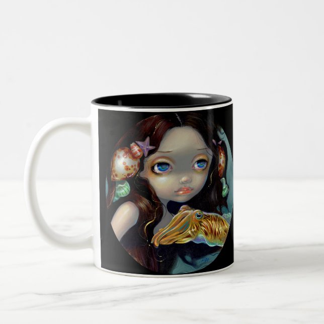 Café Em Dois Tons "Ninfa com a caneca de um choco" (Esquerda)