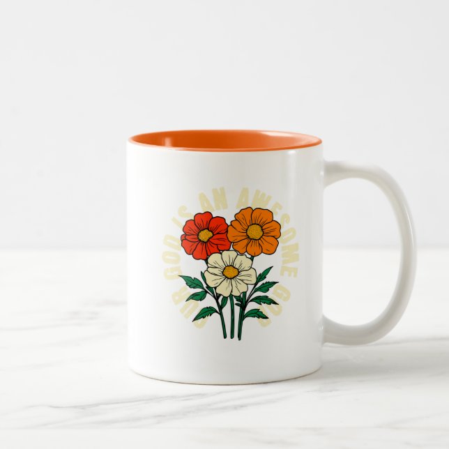 Café Em Dois Tons Nosso Deus é uma caneca de Deus incrível (Direita)