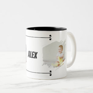 Café Em Dois Tons O Bebê Mais Fofo de Todos! Caneca de Foto Personal