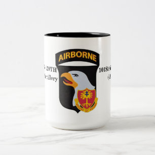 Café Em Dois Tons ò Caneca da artilharia de exército de campanha d