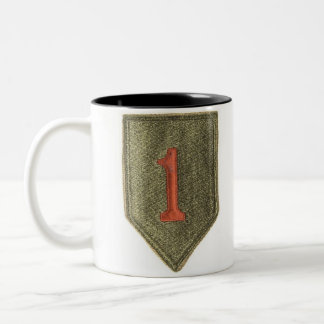 Café Em Dois Tons ø Caneca da divisão de infantaria