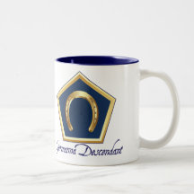 O descendente de Germanna Dois-Tonificou a caneca