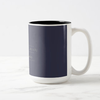 Café Em Dois Tons O Serviço Caneca do clássico da universidade de