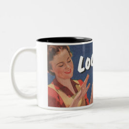 Café Em Dois Tons Olhar caseiro de Erik "!" Caneca da lembrança