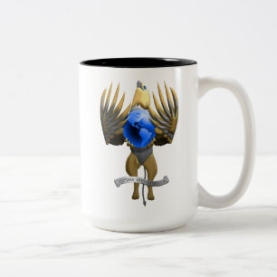 Café Em Dois Tons ~ OrbitalDefense.com da caneca da crista de