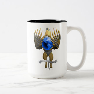 Café Em Dois Tons ~ OrbitalDefense.com da caneca da crista de