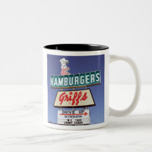 Café Em Dois Tons Os HAMBURGER de Griff - caneca