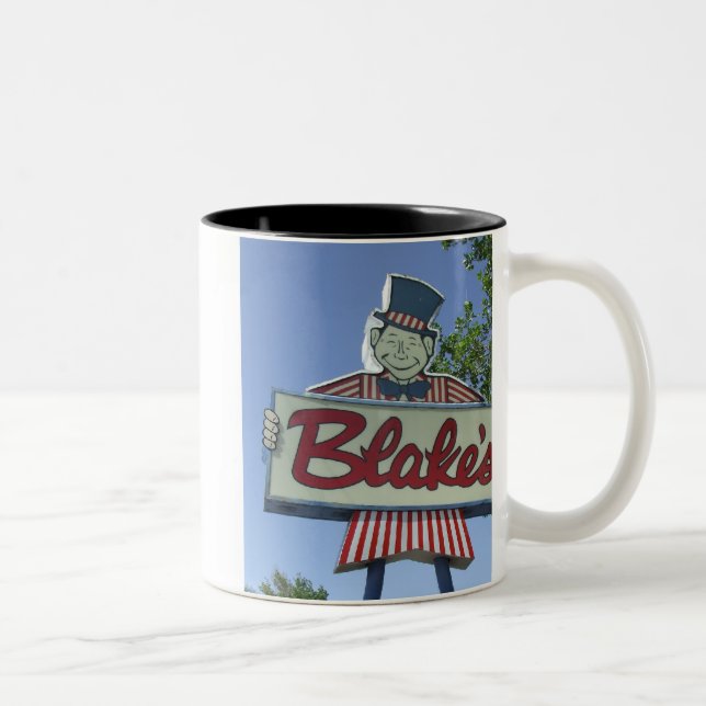 Café Em Dois Tons Os LOTABURGER de Blake - Caneca (Direita)
