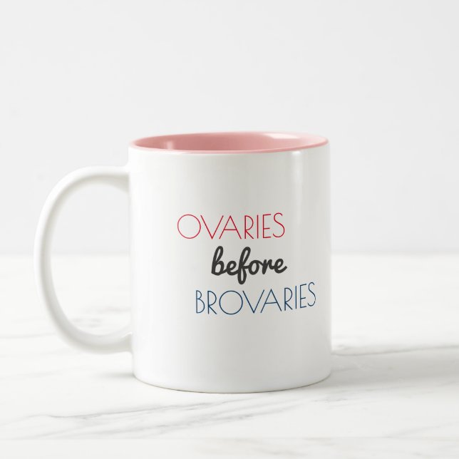 Café Em Dois Tons Ovário antes da caneca de Brovaries (Esquerda)