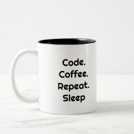 Café Em Dois Tons Para Engenheiros – Código. Café. Sono Caneca de Ca